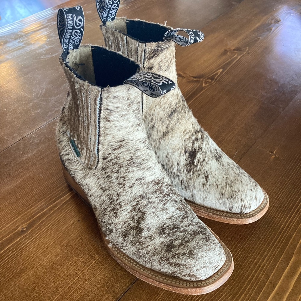 Cowhide boots